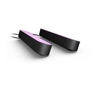 Philips Hue Play White and Colour Ambiance Smart Light Bar Double Pack Base Unit, Entertainment Lighting for TV and Gaming (Works with Alexa, Google Assistant and Apple HomeKit), Black