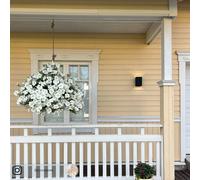 Philips Hue Resonate LED outdoor wall light, RGBW, black