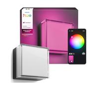 Philips Outdoor Luminaires Scenova Outdoor Square Wall Light With Smart Led Coloured & White Light. Weather-resistant Design For Patios, Gardens & Entrances With App & Voice Control.