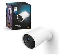 Philips Hue Secure Battery Powered Smart 1080p Home Security Camera, Indoor or Outdoor, Easy to Install, Two-Way Talk, Works with Security Center in the Hue App, White