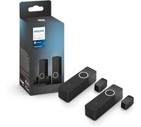 Philips Hue Secure Contact Sensor and Contact Magnets, 2 Pack, Black | Home Security, Tabletop Mount, Trigger Lights, Bluetooth App Control, Real-Time Alerts Directly to Your Phone, Smart Home