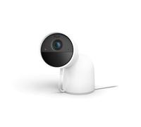 Philips Hue Secure Desktop Security Camera with Stand, White | 1080p HD Live Stream,Indoor and Outdoor Use, Easy to Install, Two-Way Communication, Bluetooth App Control, Smart Home