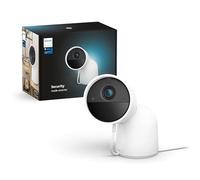 Philips Hue Secure Desktop Wired Smart Home Security Camera, White - 1 Pack - 1080P HD Video - Night Vision - Motion Detection - Two-Way Talk - Indoor/Outdoor - Weatherproof - Works with Hue App
