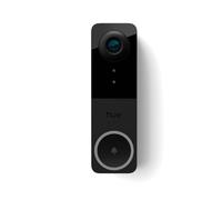 Philips Hue Secure Wired Video Doorbell, 2K Resolution, Wide Angle View, Triggers Notifications, Seamless Integration with Hue Lights, Two-way Audio, True Color, Infrared Night Visibility, Black