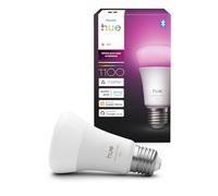 Philips Hue Smart LED A60 Bulb, White and Color Ambiance, E27 Base, 8.1W, Full Spectrum Light 1000K-20000K, 1100 Lumens, Dimmable, Works with Alexa, Google Assistant, and Apple Home, 1 Pack