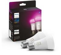 PHILIPS HUE Smart LED Bulb - E27, 1100 Lumens, Twin Pack