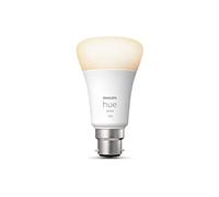 Philips Hue Smart Light Bulb, B22 Bayonet Cap, 1 Pack | Cool to White Colour Ambiance Light, Smart LED, 1100lm, 9W, Dimmable, Bluetooth App Control, Smart Home