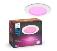 Philips Hue Smart Slim 6 Inch LED Downlight - White and Color Ambiance Color-Changing Light - 1 Pack - 1200LM - Indoor - Control with Hue App - Works