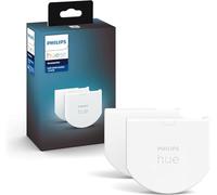 Philips Hue Smart Wall Switch Module Twin Pack. Works with Alexa, Google Assistant and Apple Homekit, Black