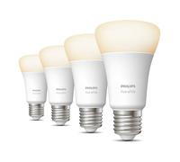 Philips Hue Value Pack - E27 - with 4 Standard Bulbs - Warm White Light - Hue White