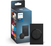 Philips Hue Wall Tap Dial Light Switch, Portable, Black - 1 Pack - Requires Hue Lights and Hue Bridge - Smart Home - Easy, No-Wire Installation
