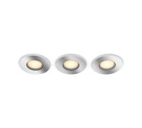 Philips Hue White Ambiance Adore bathroom recessed downlight (3-pack) - Silver