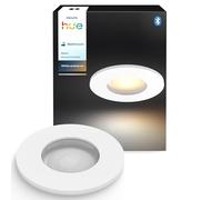 Philips Hue White Ambiance Adore recessed spotlights 1-Pack, dimmable Bathroom Lights for Hue Lighting System with Warm- to coolwhite Light, Intelligent Light Control via Voice and app, White