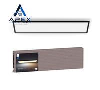 Philips Hue White Ambiance Aurelle Smart LED Panel Light 120 x 30 cm, Black