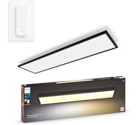 Philips Hue White Ambiance Aurelle Smart LED Panel Light Inc. Dimmer Switch [120x30cm - Black] for Indoor Home Smart Lighting, Wall, Ceiling, Bedroom, Livingroom