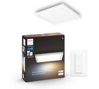 Philips Hue Aurelle White Ambiance Smart Lighting Square 24.5W Panel Light. with Bluetooth, Works with Alexa, Google Assistant and Apple Homekit