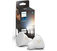 PHILIPS HUE White Ambiance Bluetooth LED Bulb - GU10, Twin Pack