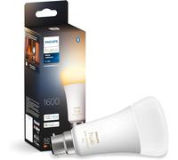 Philips Hue New White Ambiance Smart Light Bulb 100W - 1600 Lumen [E27 Edison Screw] with Bluetooth. Works with Alexa, Google Assistant and Apple
