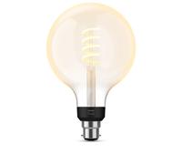 Philips Hue White Ambiance Filament Single Smart LED Globe [B22 Bayonet Cap]. Works with Alexa, Google Assistant and Apple HomeKit