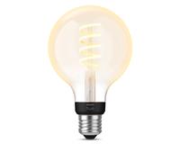 Philips Hue White Ambiance Filament Single Smart LED Globe [E27 Edison Screw]. Works with Alexa, Google Assistant and Apple HomeKit