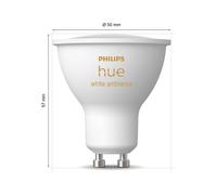 Philips Hue White Ambiance reflector LED bulb GU10 4.2 W