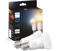Philips Hue White Ambiance Smart Bulb Twin Pack - B22 Bayonet Cap 1100 lumen (ᛒ) [EEK: F]