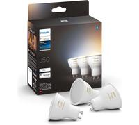 Philips Hue White Ambiance Smart Spotlight 3 Pack LED [GU10 Spotlight] - 350 Lumens (50W equivalent). Works with Alexa, Google Assistant and Apple