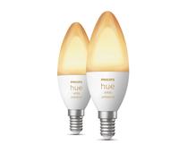 Philips Hue New White Ambiance Smart Light Bulb 2 Pack [E14 Small Edison Screw] Works with Alexa, Google Assistant and Apple Homekit. for Indoor Home