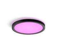 Philips Hue White and Colour Ambiance Tento round WCA LED ceiling panel 29.1 cm black - Black