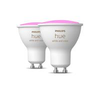 Philips Hue New White and Colour Ambiance Smart Light 2 Pack [GU10 Spot] with Bluetooth. Works with Alexa, Google Assistant and Apple Homekit