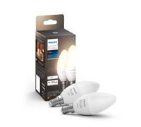 Philips Hue White Candle E14 Smart Bulb 2-Pack