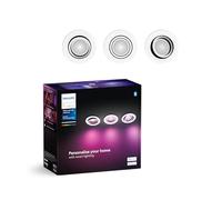 Philips Hue Centura Smart LED Recessed Ceiling Spotlight, Pack of 3, White