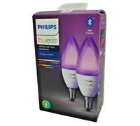 Philips Hue White & Color Ambiance E14 2-Pack 5.3 W Bluetooth Zigbee New OVP [EEK: F]