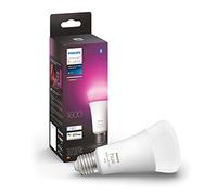 Philips Hue White & Color Ambiance E27 LED Bulb, 1600lm, dimmable, 16 mio. Colors, controllable via app, Compatible with Amazon Alexa (Echo, Echo Dot), Old Generation
