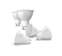 Philips Hue White & Color Ambiance GU10 LED Spot 5-Pack (400 lm), dimmable LED Lamps for The Hue Lighting System with 16 Million Colours, Smart Light Control via Voice and app