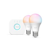 Philips Hue White and Colour Ambiance Essential starter kit: 2 E27 smart bulbs (806 lm)