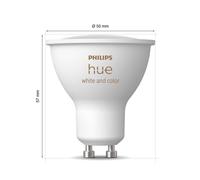 Philips Hue White & Colour Ambiance LED GU10 4.2 W, 2-pack