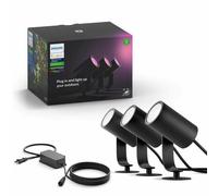 Philips Hue White & Colour Ambiance Lily Outdoor Spot Light 3-Pack Smart LED