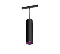 Philips Hue Perifo White and Colour Pendant Light Black - for Use in The Perifo Hue Smart Track Lighting System. Fully Customisable, Home Lighting Designs.