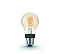 Philips Hue White Filament Single Smart LED Bulb [E27 Edison Screw] with Bluetooth, Works with Alexa and Google Assistant