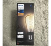 Philips Hue White Filament ST64 Smart Light Bulb [E27 Edison Scew] 1 Pack [EEK: G]