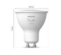 Philips Hue GU10 - Smart Spotlight - (2-Pack) White