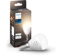 Philips Hue White Smart Light Bulb Lustre [E14 Small Edison Screw] with Bluetooth. Works with Alexa, Google Assistant, Apple Homekit