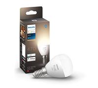 Philips Hue White Smart Light Bulb Lustre [E14 Small Edison Screw] with Bluetooth. Works with Alexa, Google Assistant, Apple Homekit