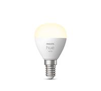 Philips Hue White Smart Light Bulb Lustre [E14 Small Edison Screw] with Bluetooth. Works with Alexa, Google Assistant, Apple Homekit