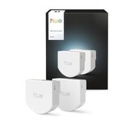 Philips Hue Wired Wall Switch, 2 Pack, Keep Your Hue Lights Reachable, Custom Controls, No Batteries, Reliable Connection, App, Voice Commands, Works with Apple Home, Google Home, Alexa