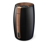Philips Humidifier 2000 Series - Natural and Hygienic Humidification by Nano-Large Water Molecules, Black/Copper (HU2718/10)