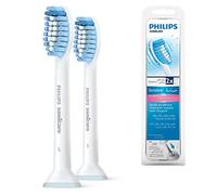 Philips HX6052/07 Sonicare Sensitive Standard Toothbrush Head, 2-Piece