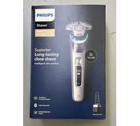 Philips Shaver i9000 Prestige, Wet & Dry Electric Shaver, Dark Slate Nova, with Skin IQ Technology, Triple Lift & Cut System, 360 Rotating Dual SteelPrecision Blades, Model XP9205/30