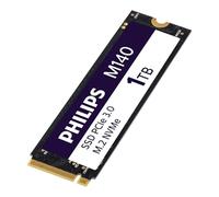 Philips Internal Solid State Drive M.2 M140 - NVMe PCIe Gen3 1TB (2280) for Desktop PCs and Notebooks, for Graphics and Video Editing, Gaming, Reading 3500MB/s, Write 3000MB/s